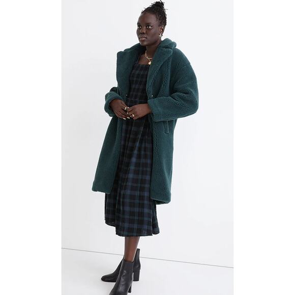 Madewell Sherpa Teddy Coat - Picture 4 of 14